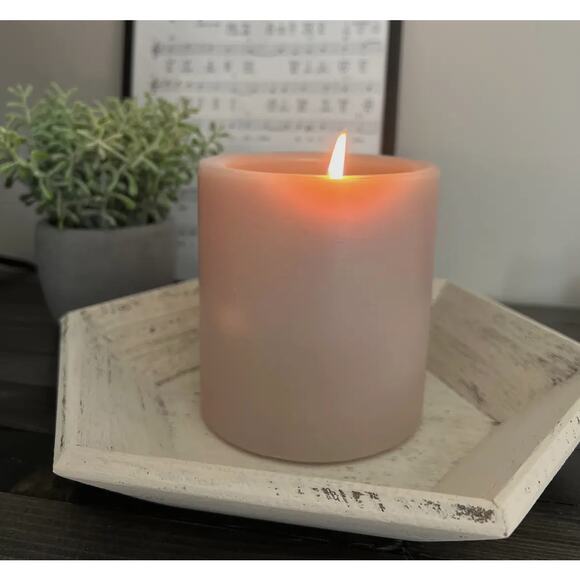 Spiral Light Candle Sweet Oatmeal Cookie 3X3 Round 20hr Burn -Brand New Small - Picture 1 of 8